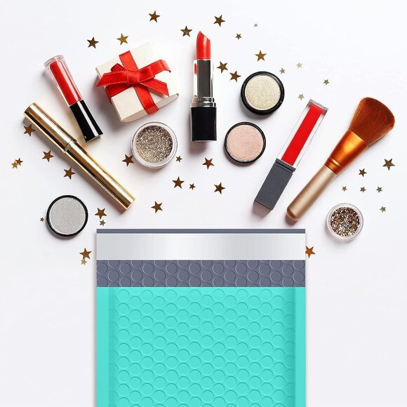 🔥12 pack of 6x10" PADDED Bubble Mailers TEAL COLORED Shipping Mailing Envelopes - Picture 4 of 8